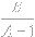 B / (A-1)