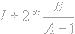 I&nbsp;+&nbsp;2&nbsp;*&nbsp;B&nbsp;/&nbsp;(A-1)